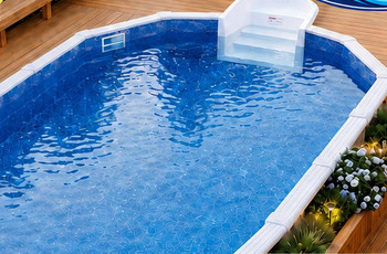 Riviera Semi-Inground Pool Package - Installation Included