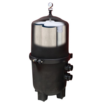 Black Diamond 425 Quad Cartridge Filter Tank For In-Ground Swimming Pools