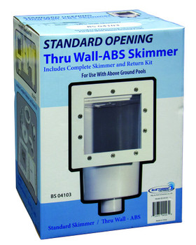 Standard Thru Wall Complete ABS Skimmer Kit for Above Ground Pools