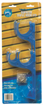 2 Triple Hook Accessory Hangers Hardware Included