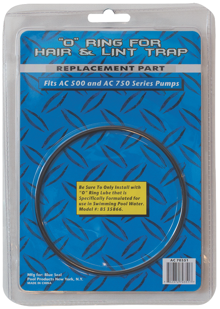 Blue Torrent Hair and Lint  O Ring Replacement For AC 500 AC 750