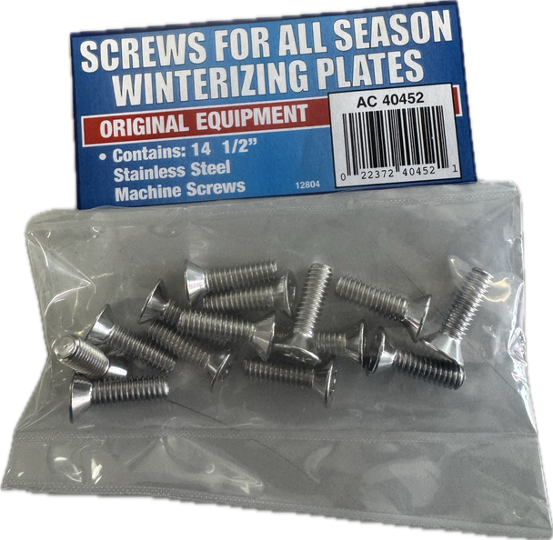 All Season Winter Plate Replacement Screws