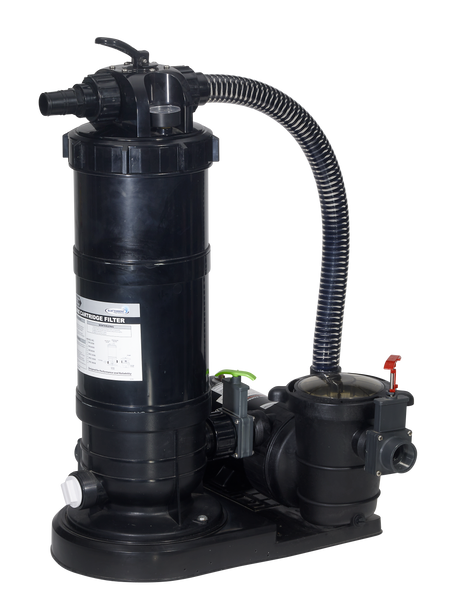 BLACK DIAMOND Power Klean 90 Cartridge Filter  With 1 HP Pump