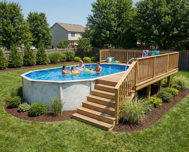 15x30 Oval Caribbean Pool - Price Includes Installation
