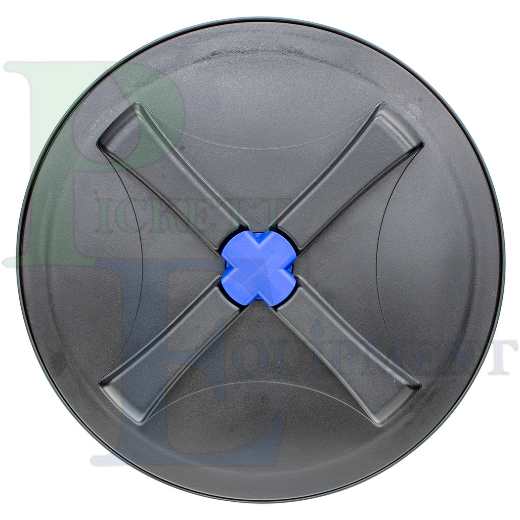 Norwesco 8-Inch Tank Lid With Blue Snap-In Vent - Fits Tanks Made