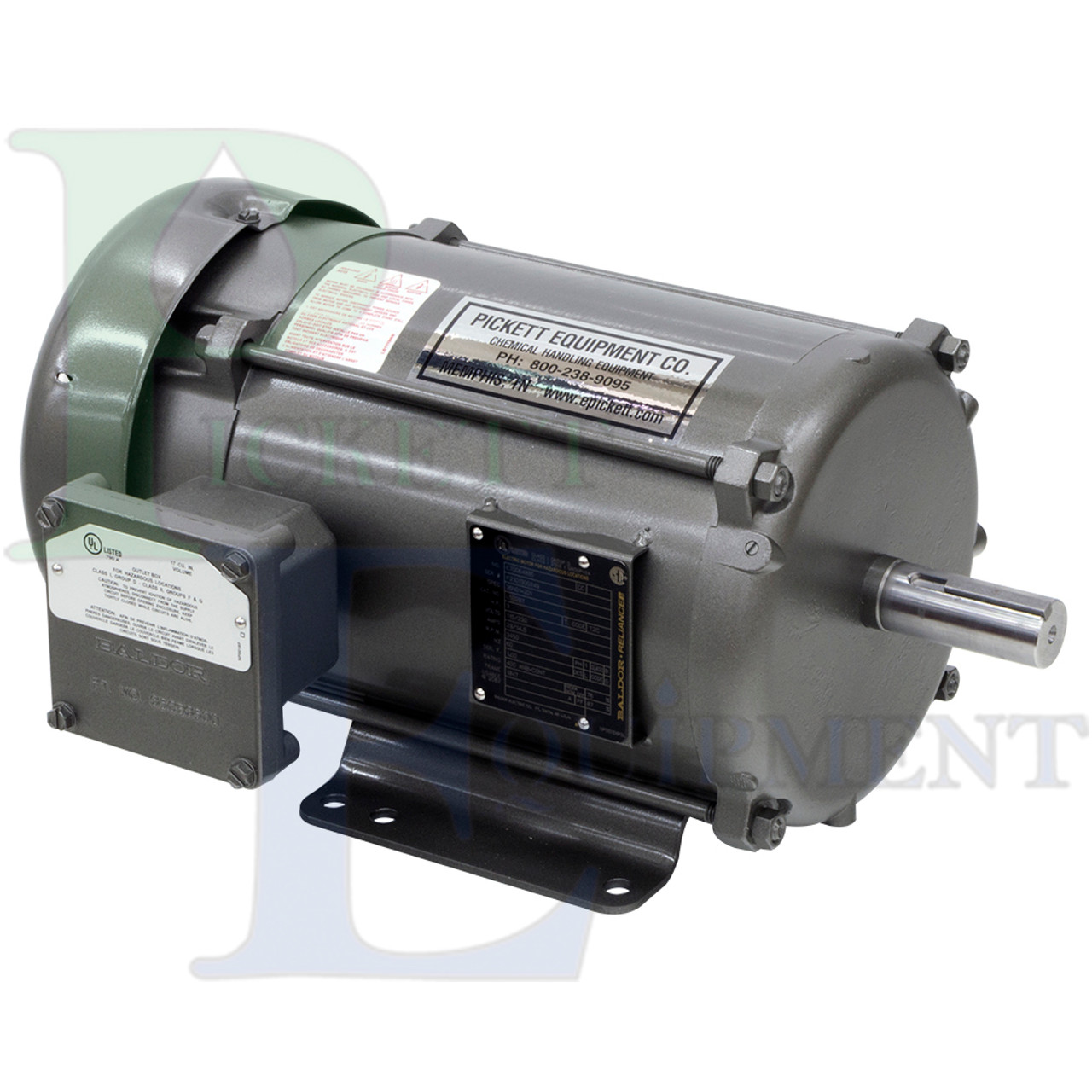 1PH 115/230VAC Baldor Class I, Group D, Division 1 explosion-proof electric motor