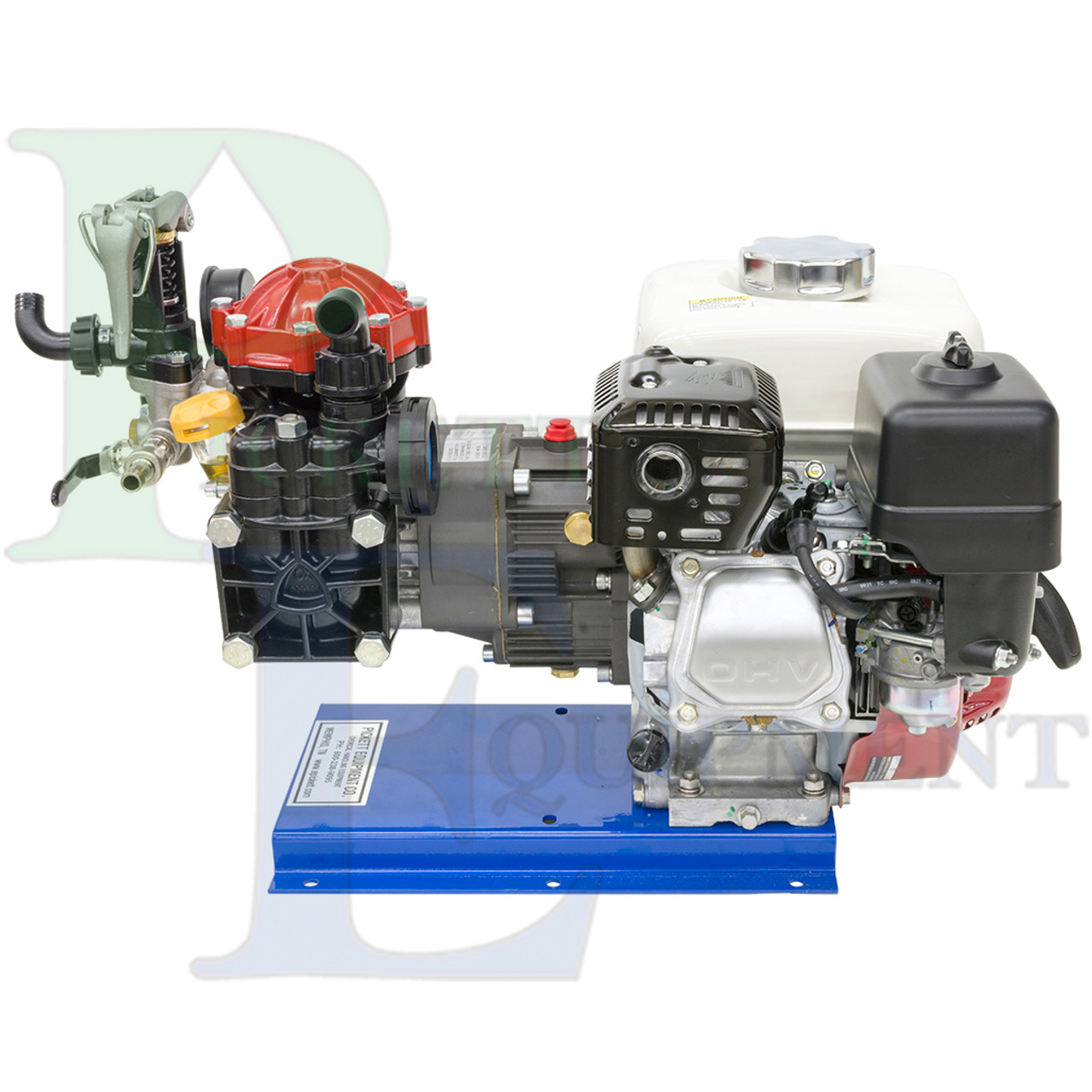 AR30 two-diaphragm spray pump with GX-160 recoil Honda