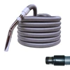 Universal Standard Crushproof Central Vacuum Hose – 30 Ft, 35 Ft & 50 Ft Available, Friction Fit or Button Lock, No Switch) 