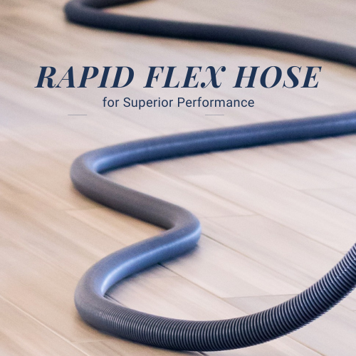 RapidFlex retractable hose for central vacuum systems