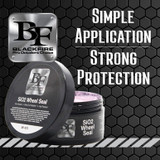 BLACKFIRE SiO2 Wheel Seal is simple and easy to apply.