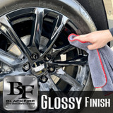 BLACKFIRE SiO2 Wheel Seal leaves a glossy, fresh appearance!