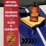 Pinnacle Liquid Souveran Car Wax uses natural carnauba & advanced polymers to create incredible gloss & durability
