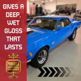 Pinnacle Liquid Souveran Car Wax gives a deep, wet gloss that lasts