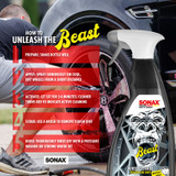 Instructions on how to use the product. Prepare, Apply, Activate, Scrub, and Rinse