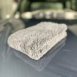 Speed Master Cloud 9 Microfiber Buffing Towel - Gray 16 x 16 Inch