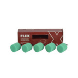 FLEX Flexible shaft Accessory 5pc Set Cylinder Green