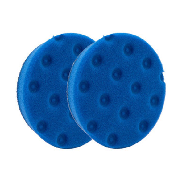 Lake Country Mfg 3.5 in SDO CCS Blue Foam Heavy Polishing Pad 2 Pack