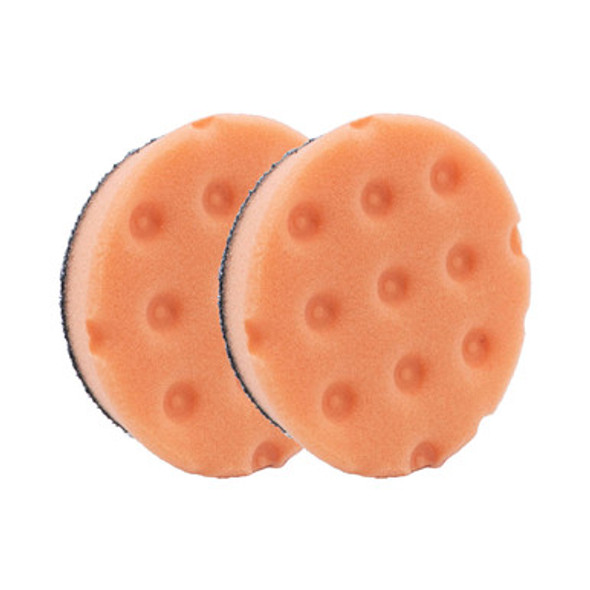 Lake Country Mfg 3.5 in SDO CCS Orange Foam Polishing Pad 2 Pack