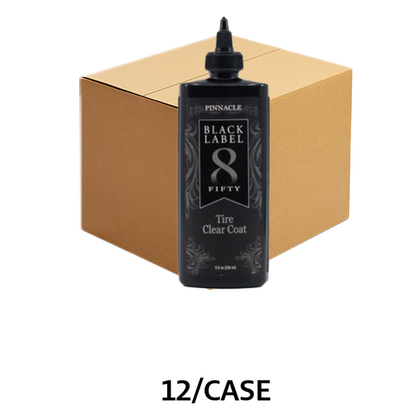 Pinnacle Black Label Tire Clear Coat 8 oz (Case of 12) - PBL-550