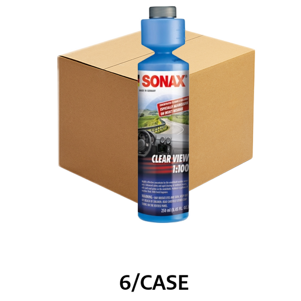 SONAX Clear View 1 to 100 Concentrate 250 mL (Case of 6) - SON-271141