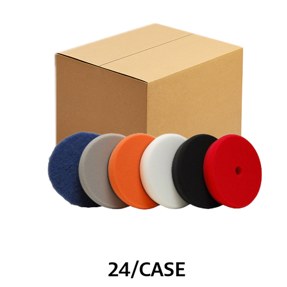 Lake Country Force Hybrid Foam Pads 3.5 Inch Wool (Case of 24) - LC-HYB-80-1