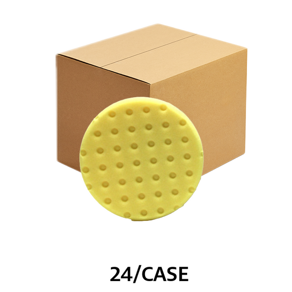 Lake Country CCS Foam Smart Pads 6.5 Inch Yellow (Case of 24) - LC-78-52650-T