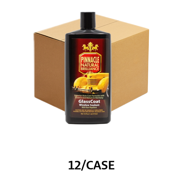 Pinnacle GlassCoat Window Sealant with Rain Repellent 16 oz (Case of 12) - PIN-820