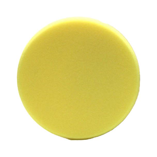 Lake Country Flat Foam Pads 6.5 Inch Yellow (Case of 24) - LC-76-52650
