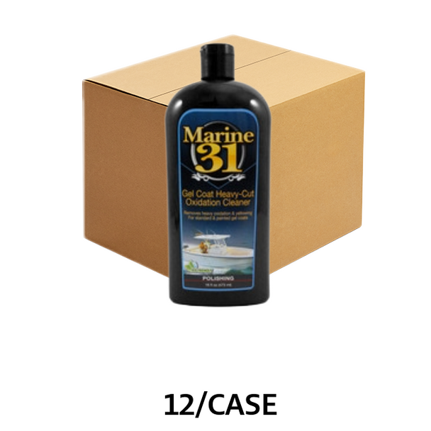 Marine 31 Gel Coat Heavy-Cut Oxidation Cleaner 16 oz. (Case of 12) - M31-210