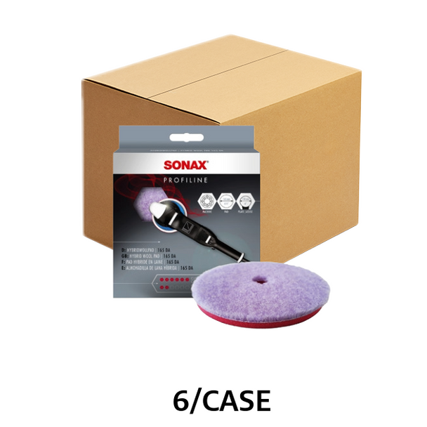 SONAX 6.5" Hybrid Wool Pad 165 DA - (Case of 6) - SON-04941000