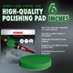 SONAX 6.5" Green Polishing Pad (Medium) - (Case of 10) - SON-04987410