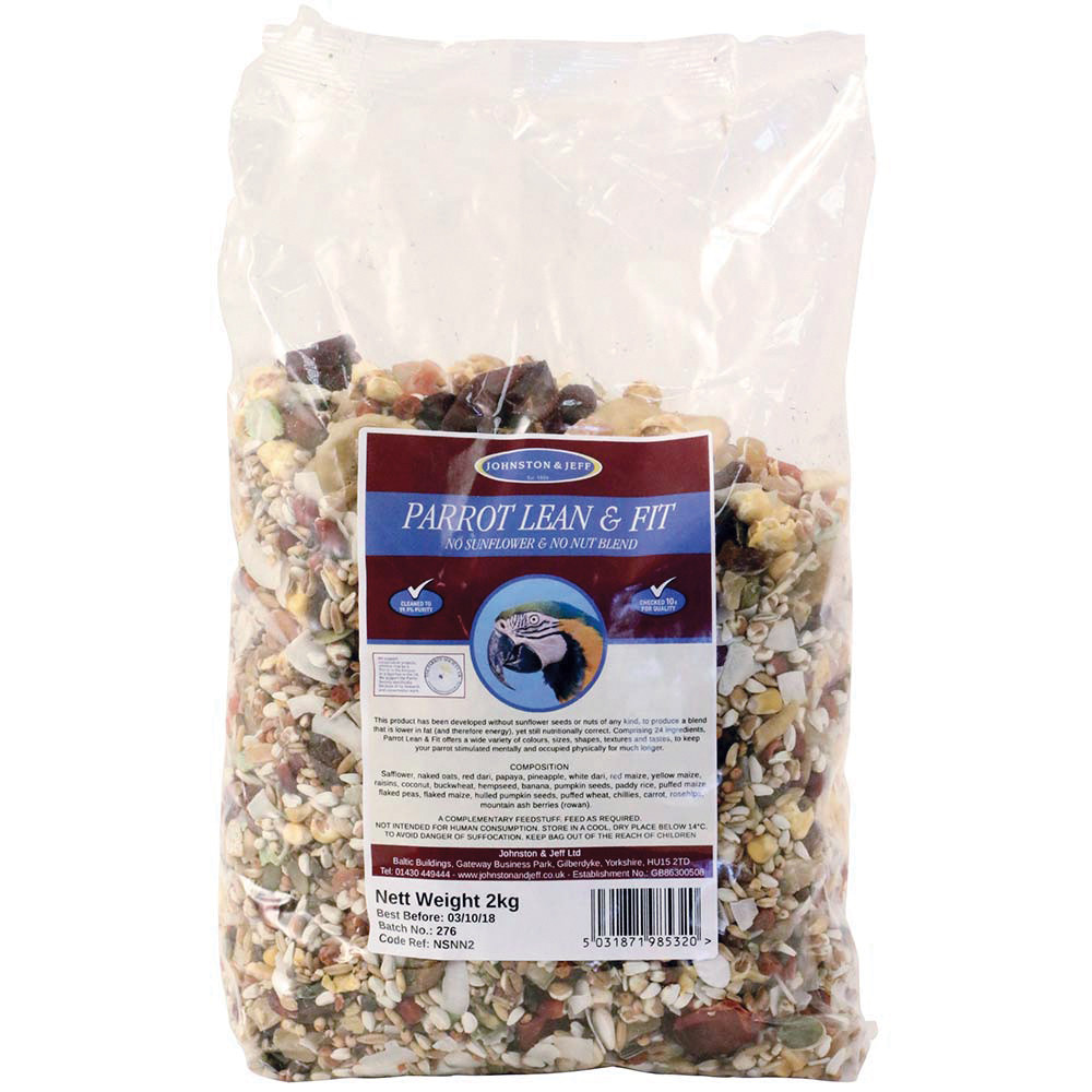 Johnston Jeff Lean Fit No Sunflower or Peanuts 2kg