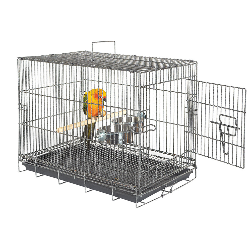 Liberta Folding Parrot Travel Cage Antique - Main Image