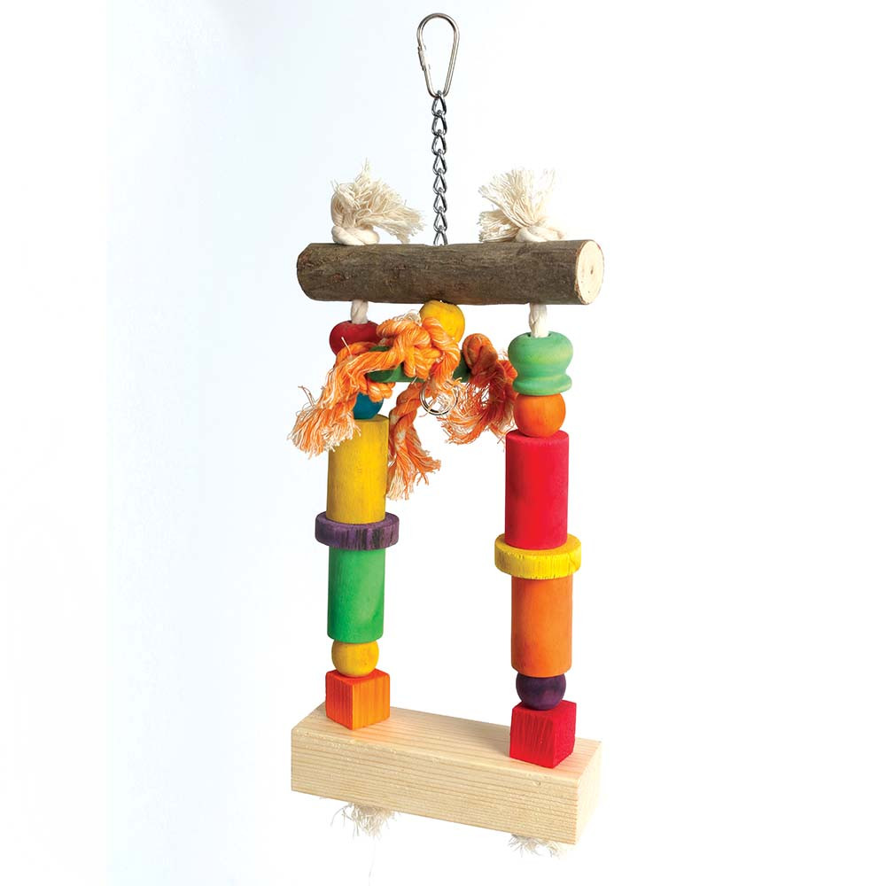 Flat Parrot Perch Activity Swing - Medium - Northern Parrots