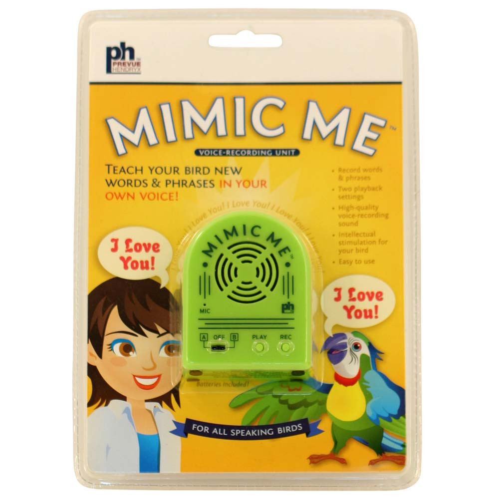 Mimic Me Parrot Voice Recording Training Device
