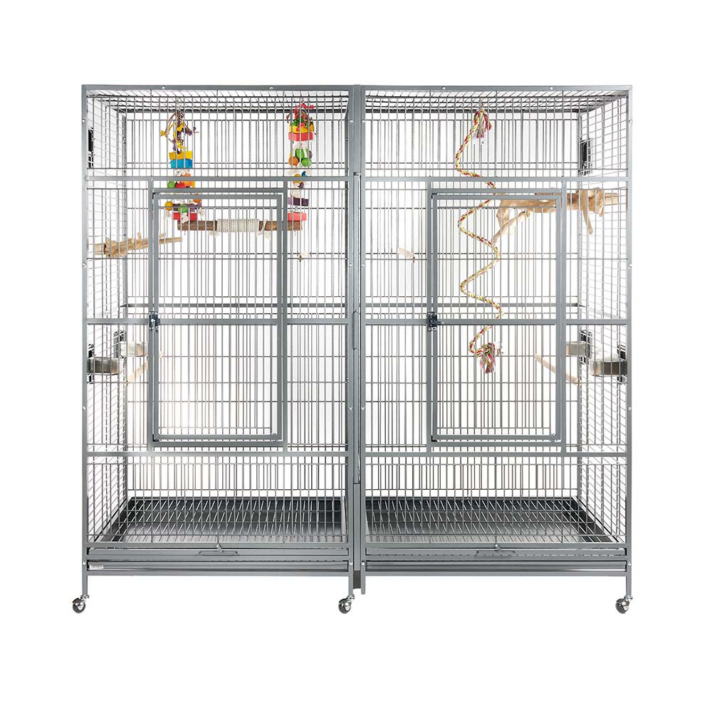 Nova 2 Large Parrot Cage with Divider - Northern Parrots