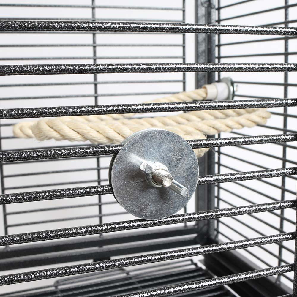 Image showcasing Sisal Rope Zig Zag Parrot Perch - Small - Northern Parrots