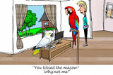 Parrot Funnies by Comic Jerry King