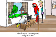 Parrot Funnies by Comic Jerry King