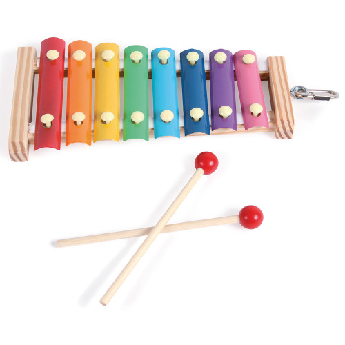 xylophone and beaters parrot toy