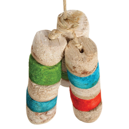 Chiquito Bird Kabob Natural Parrot Toy Small 3