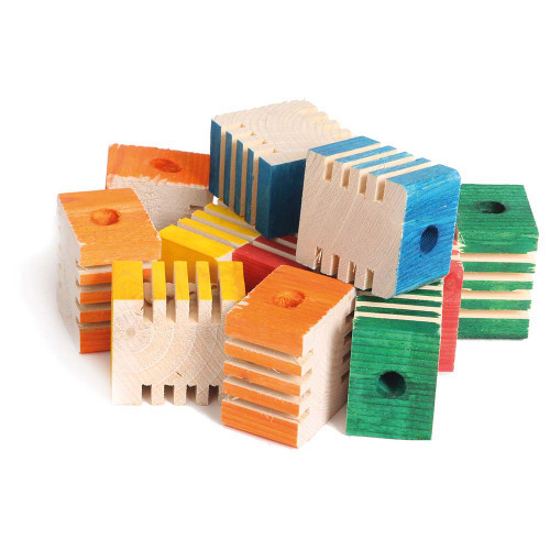 Groovy Blocks Parrot Toy Making Parts - Large - Pack of 12