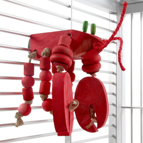 Jimmy the Lobster Play Perch Parrot Toy 2