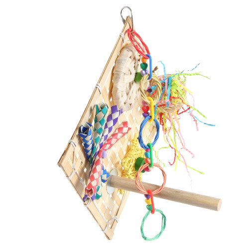 play perch parrot toy