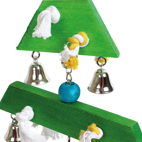 Jingle Bell Christmas Tree Parrot Toy 6