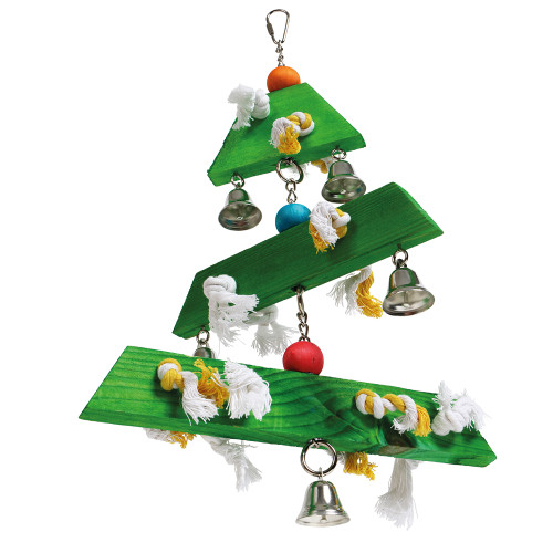 Jingle Bell Christmas Tree Parrot Toy 5