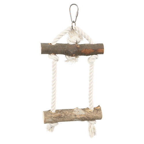 naturals wood and rope swing