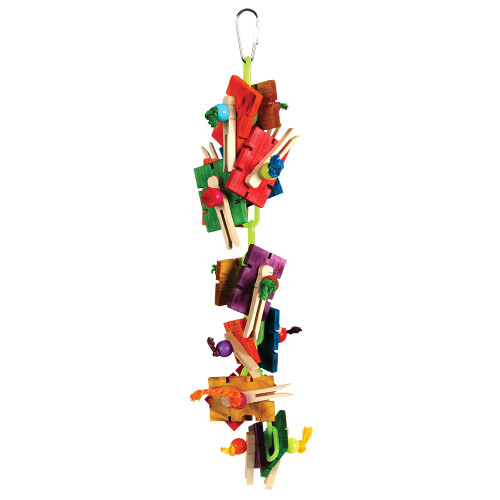 Peg Wiggler Parrot Toy