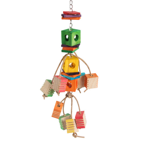 Dancing Foraging Cubes Parrot Toy