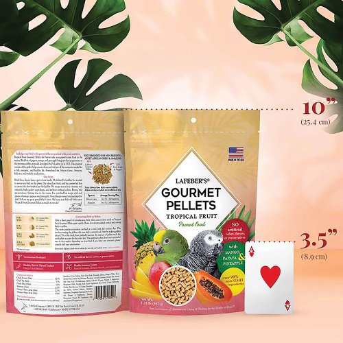 lafeber tropical gourmet parrot